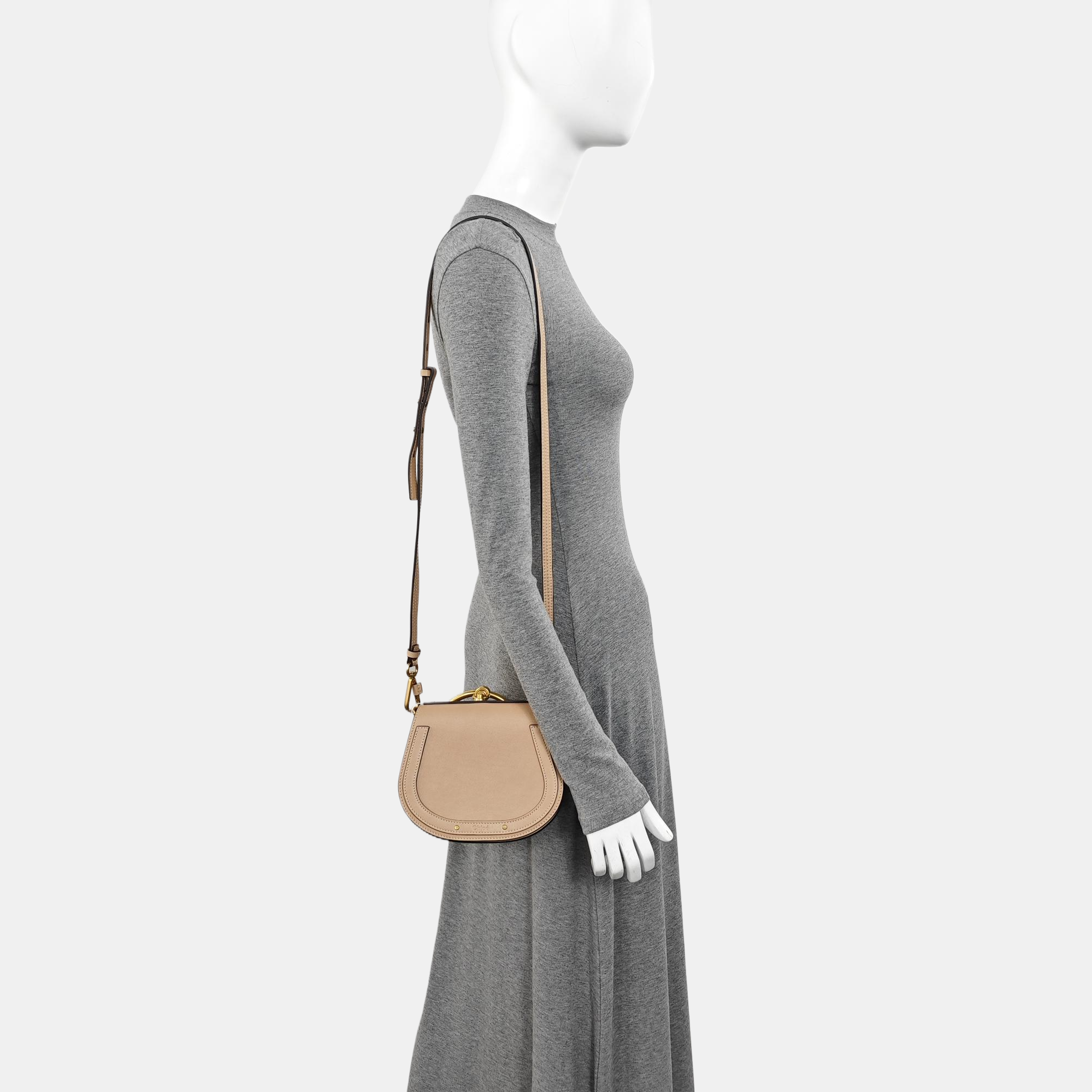 Nile Small Calfskin Brown