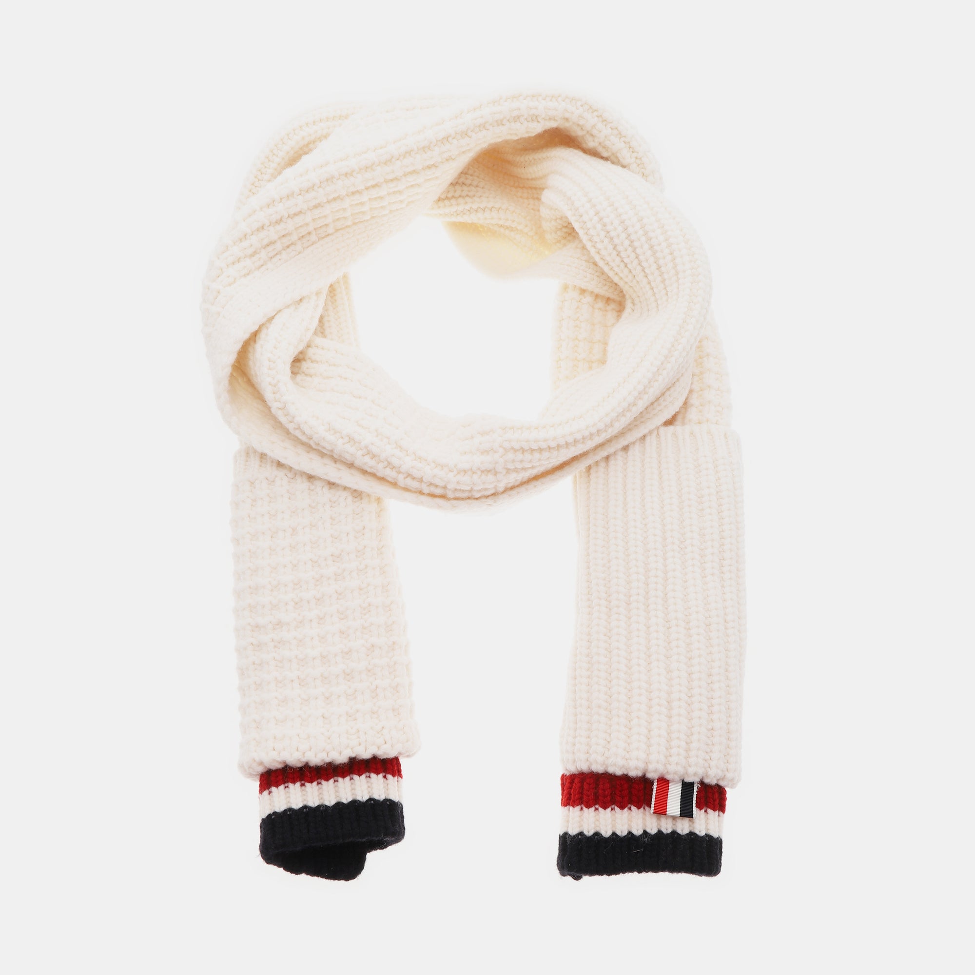White Wool Scarf