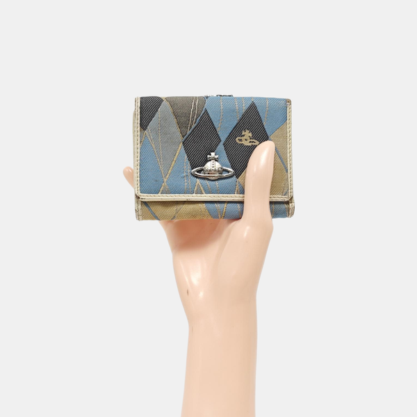 Fabric Wallet Blue