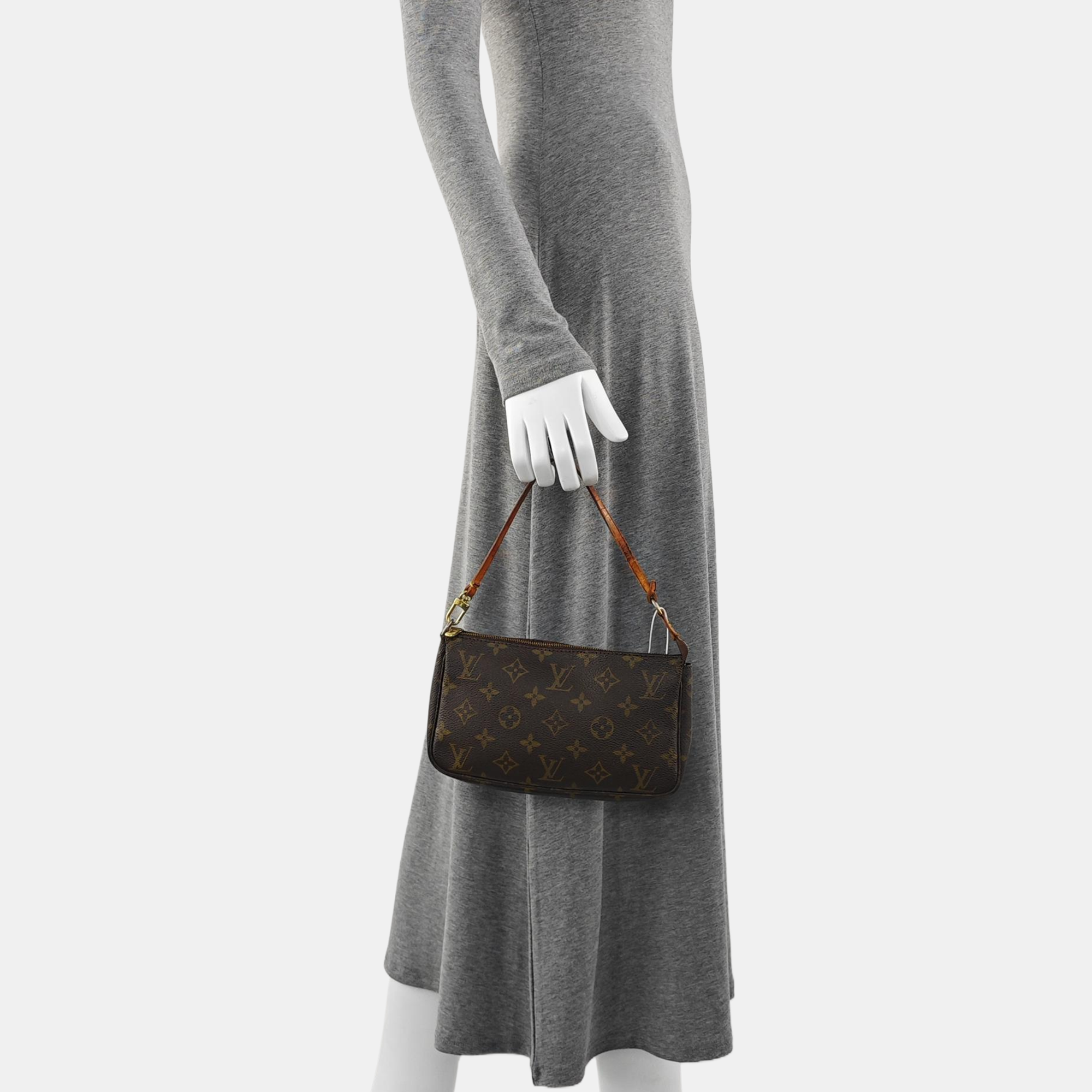 ACCESSOIRES Monogram Coated Canvas Brown