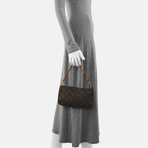 ACCESSOIRES Monogram Coated Canvas Brown