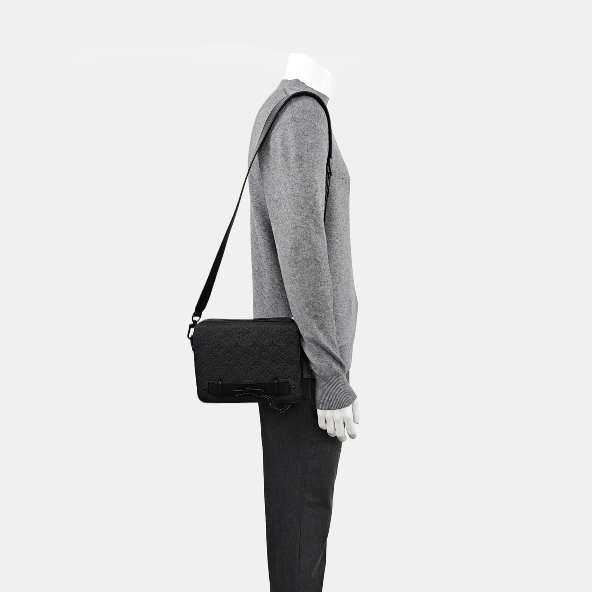 STEAMER Monogram Calfskin Black
