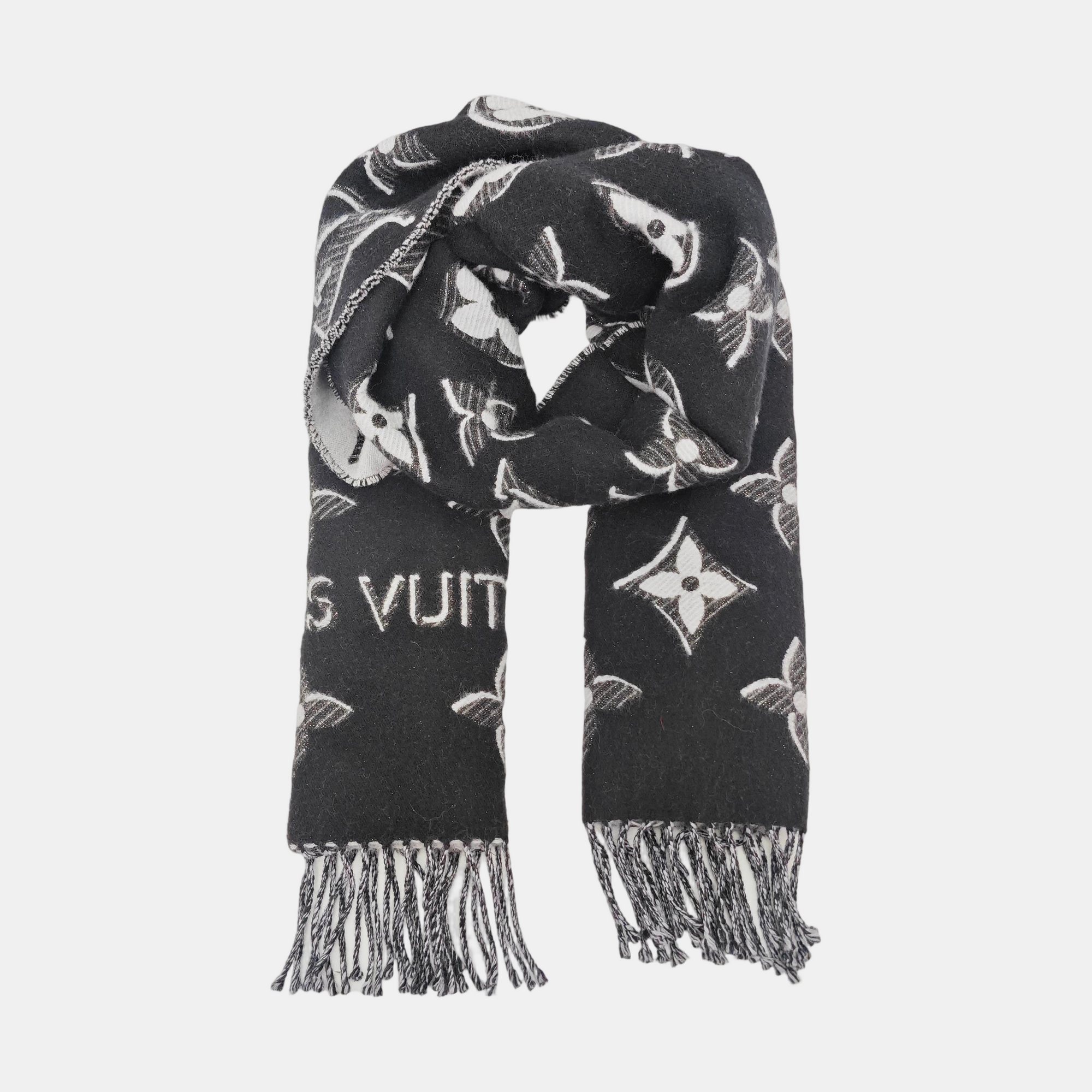 Wool Scarf Black