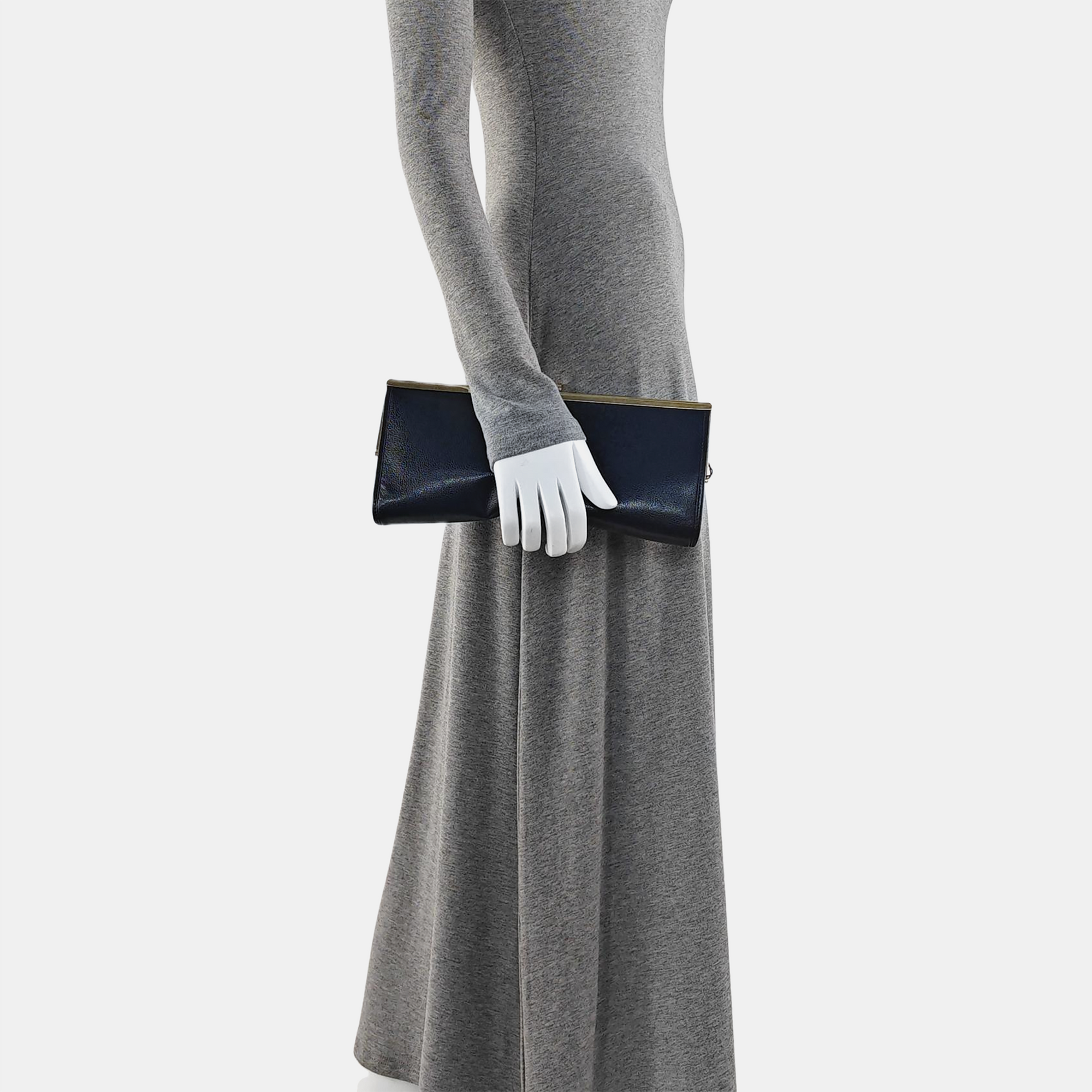 Calfskin Clutch Blue