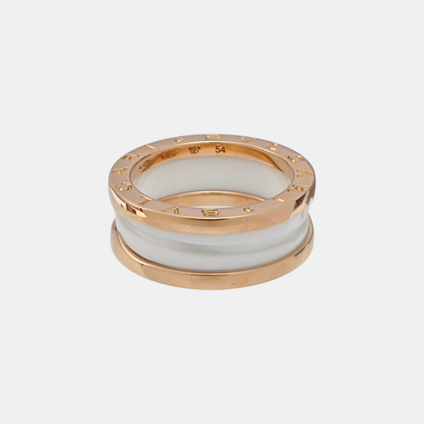 B.ZERO1 18k Rose Gold Ring EU 54