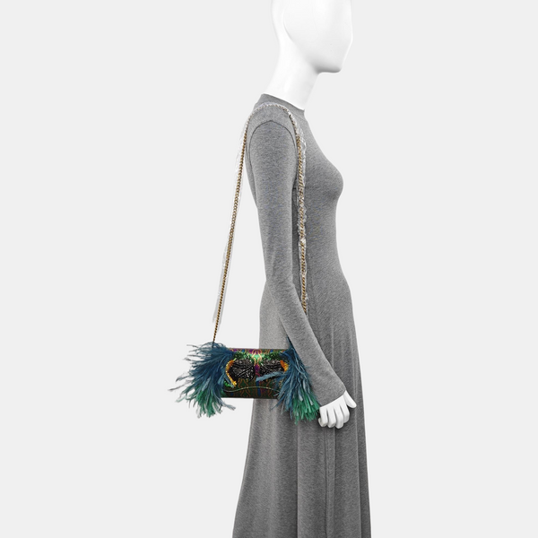 Special Material Shoulder Bag Multicolor