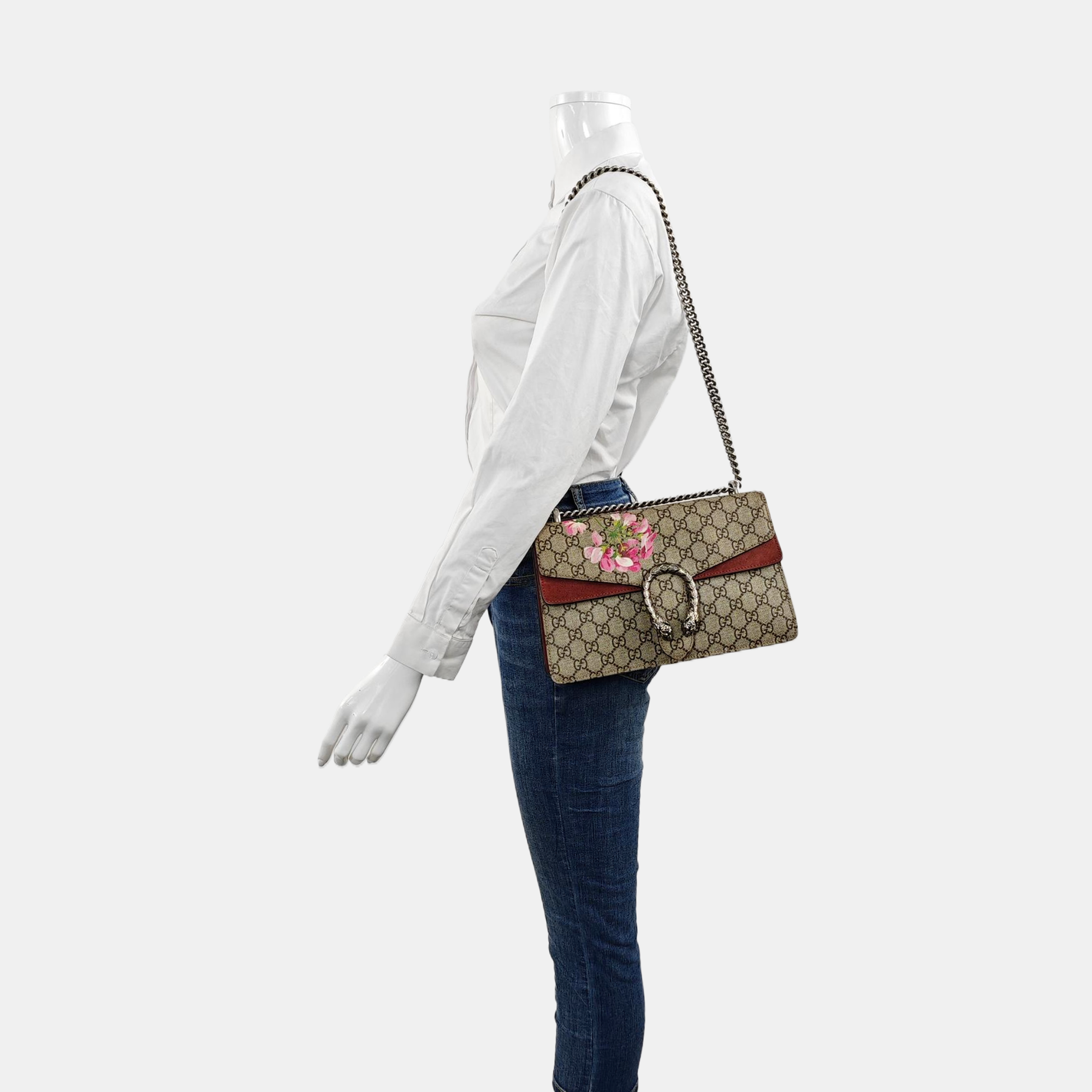 Dionysus Monogram Lona Revestida Beige