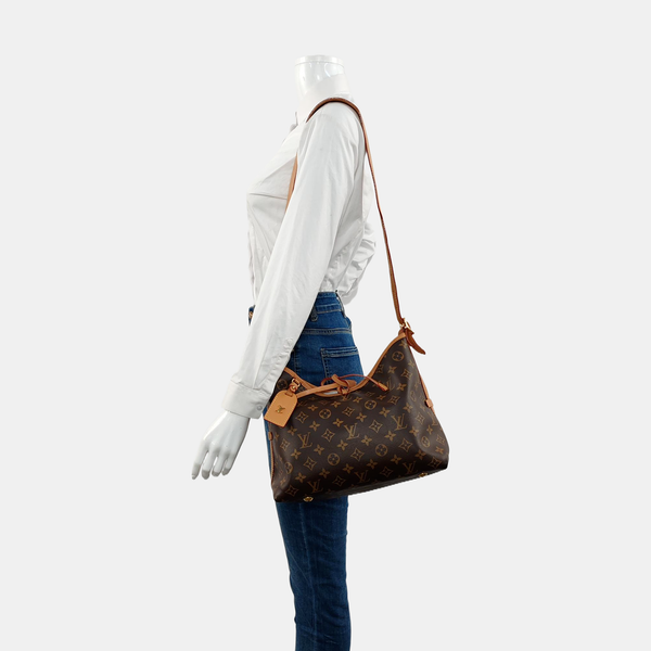 CARRYALL PM Monogram Coated Canvas Brown