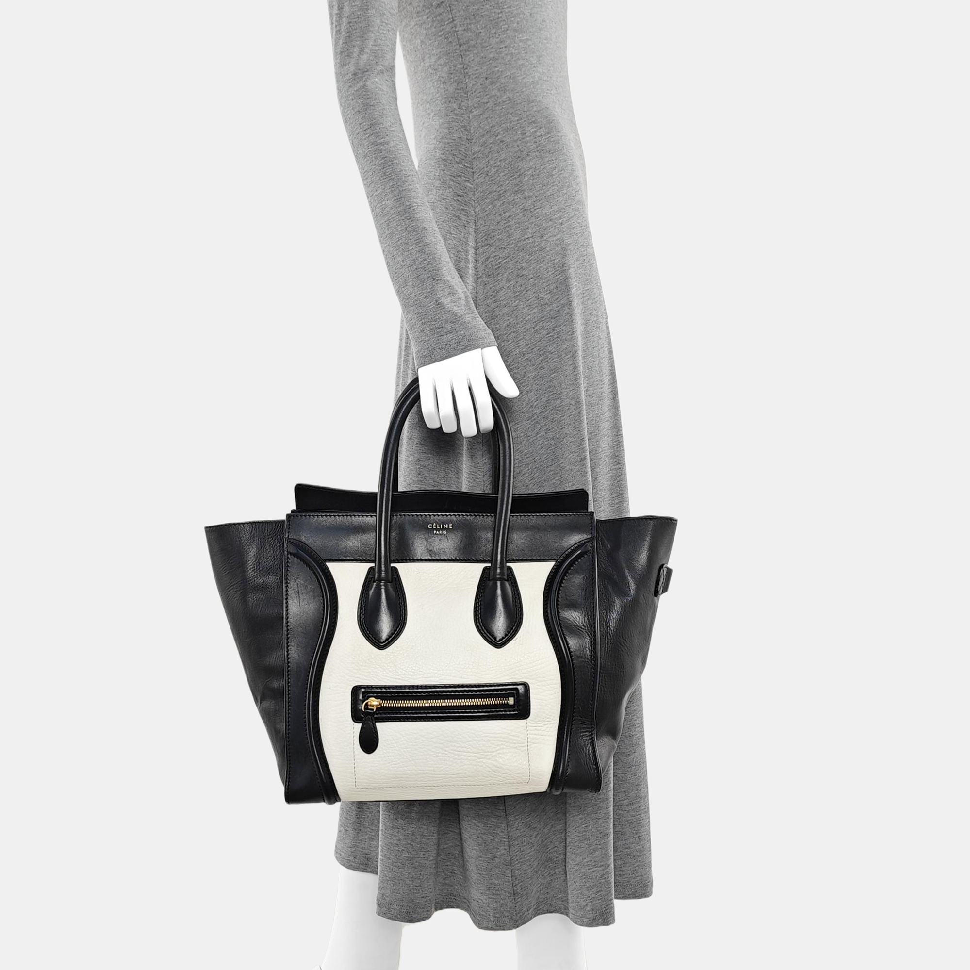 LUGGAGE Mini Calfskin White