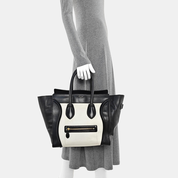 LUGGAGE Mini Calfskin White