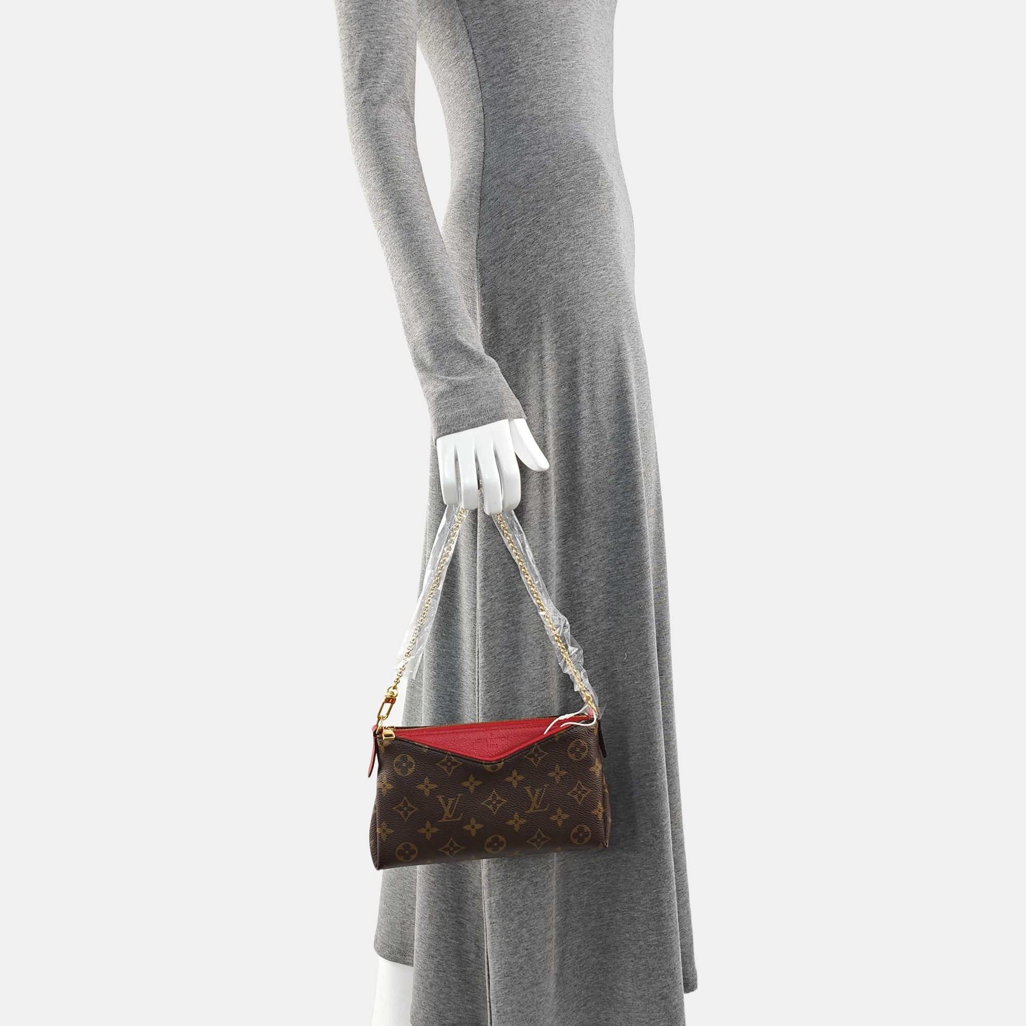 PALLAS BB Monogram Coated Canvas Brown