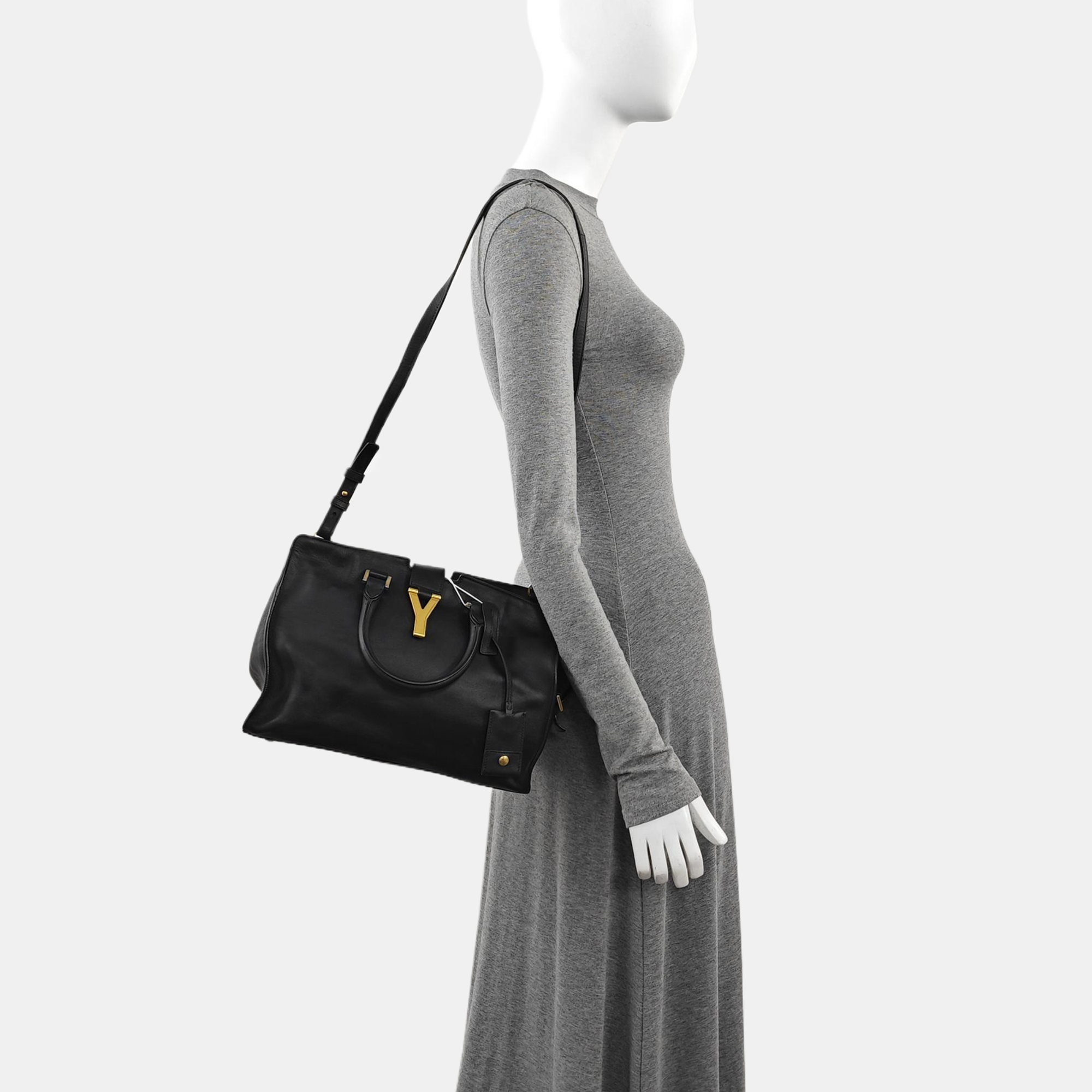 CHYC Y LIGNE Small Calfskin Black
