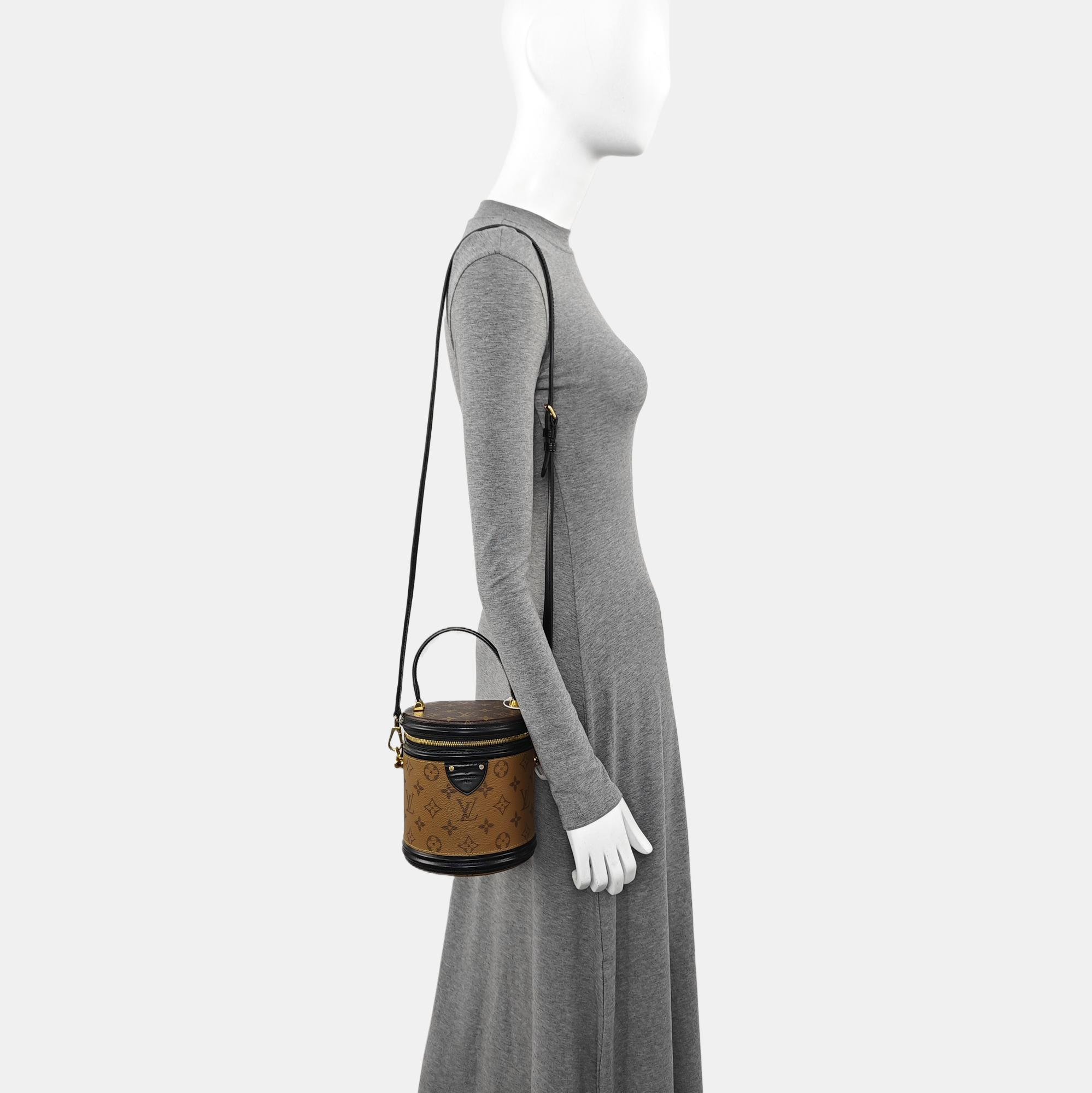 CANNES PM Monogram Coated Canvas Brown