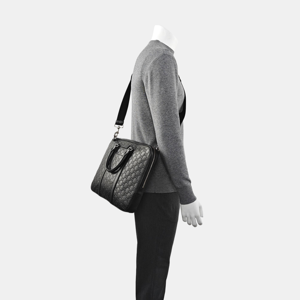 Signature Monogram Calfskin Black