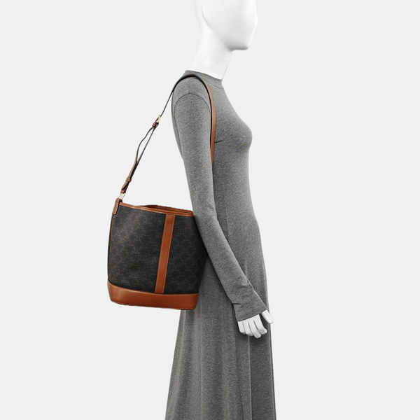 TRIOMPHE CANVAS Medium Coated Canvas Brown