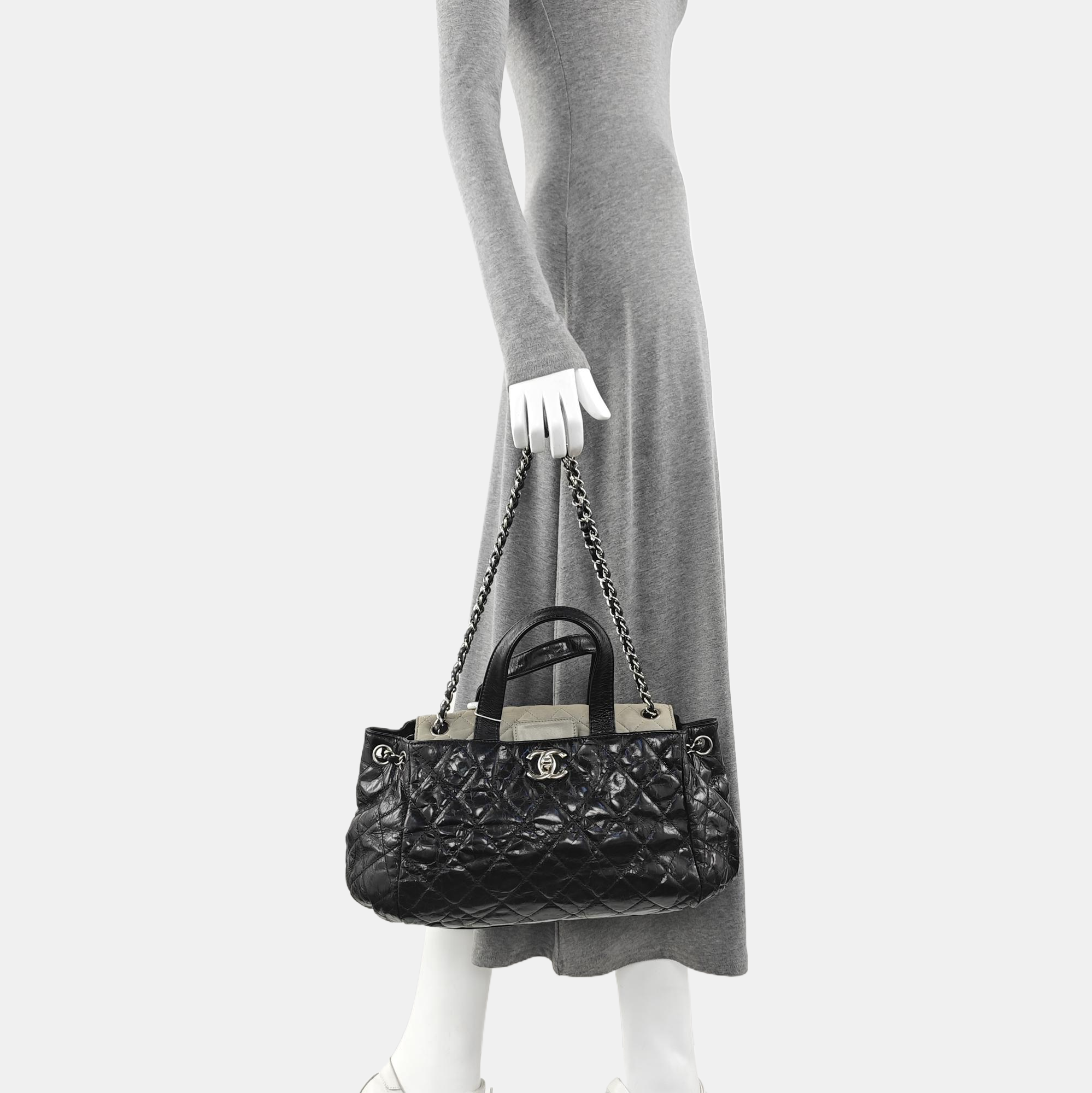 PORTOBELLO Quilted Calfskin Black