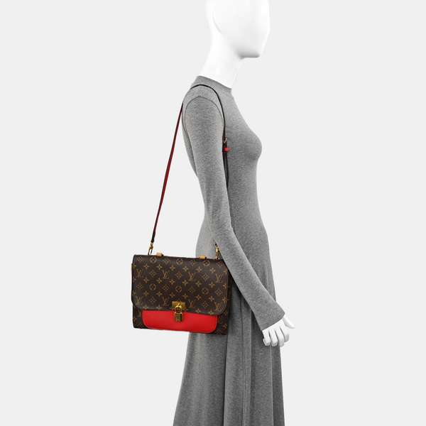 MARIGNAN Monogram Coated Canvas Brown