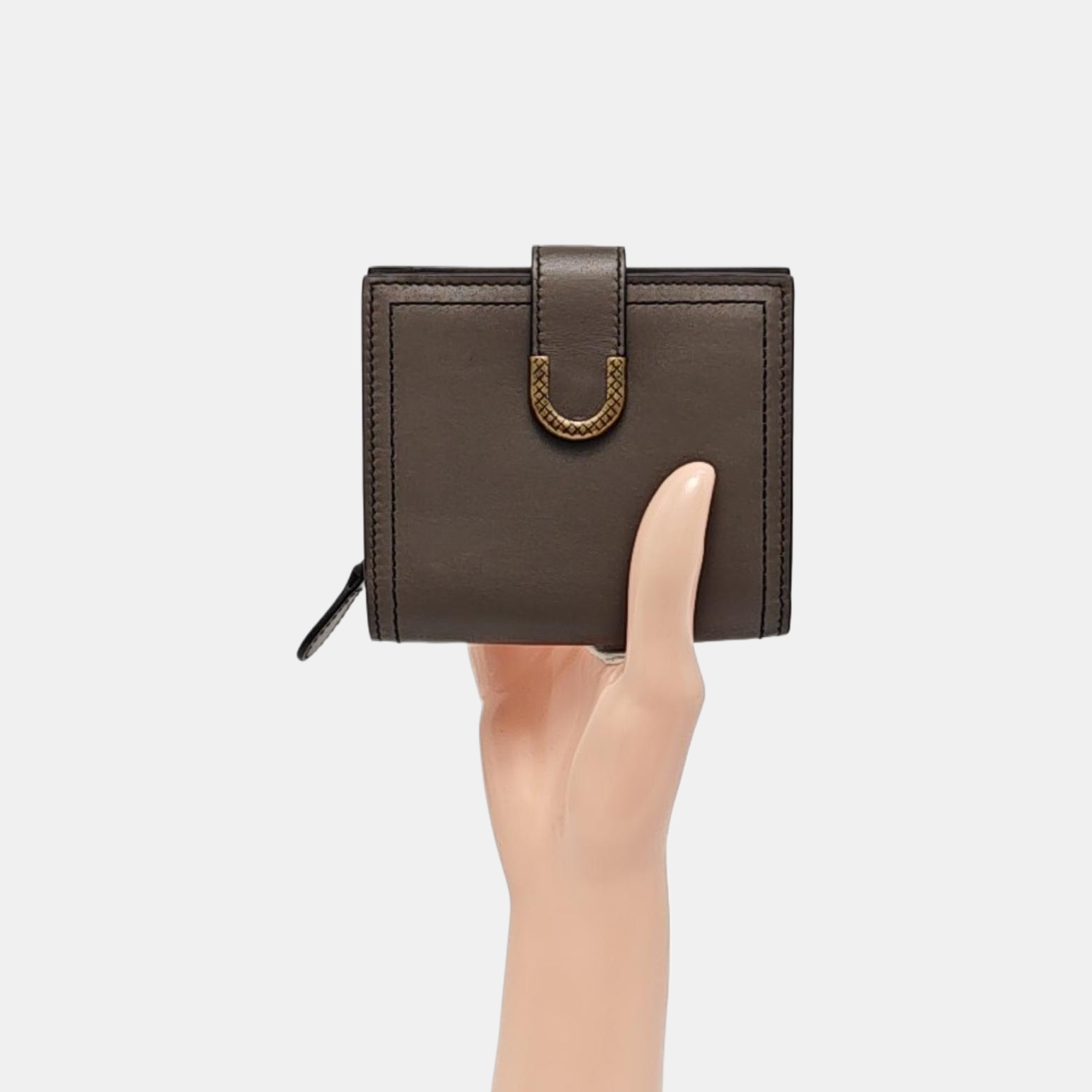 Calfskin Wallet Gray