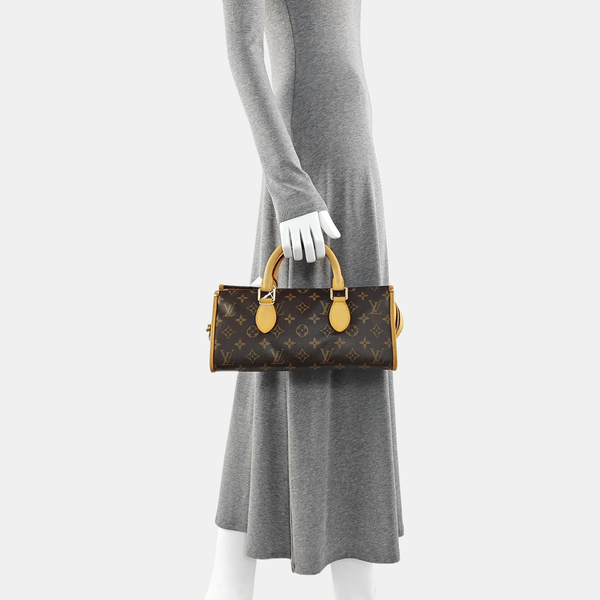 POPINCOURT Monogram Coated Canvas Brown