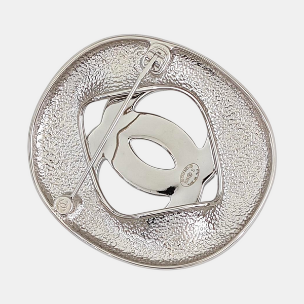Metal Silver Brooch