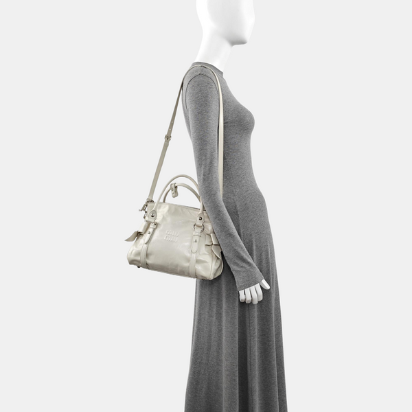 Vitello Calfskin White