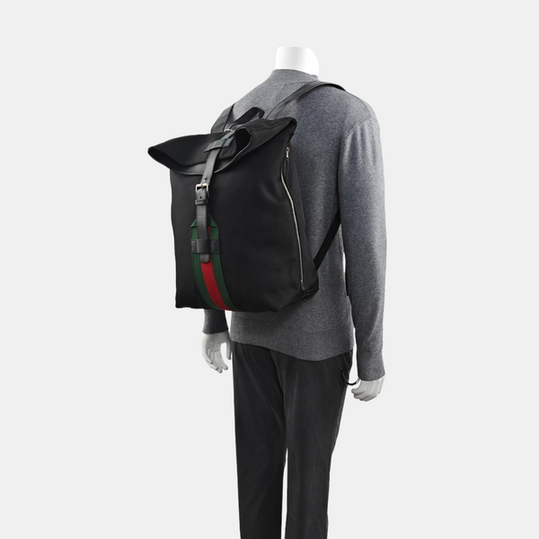 Fabric Backpack Black