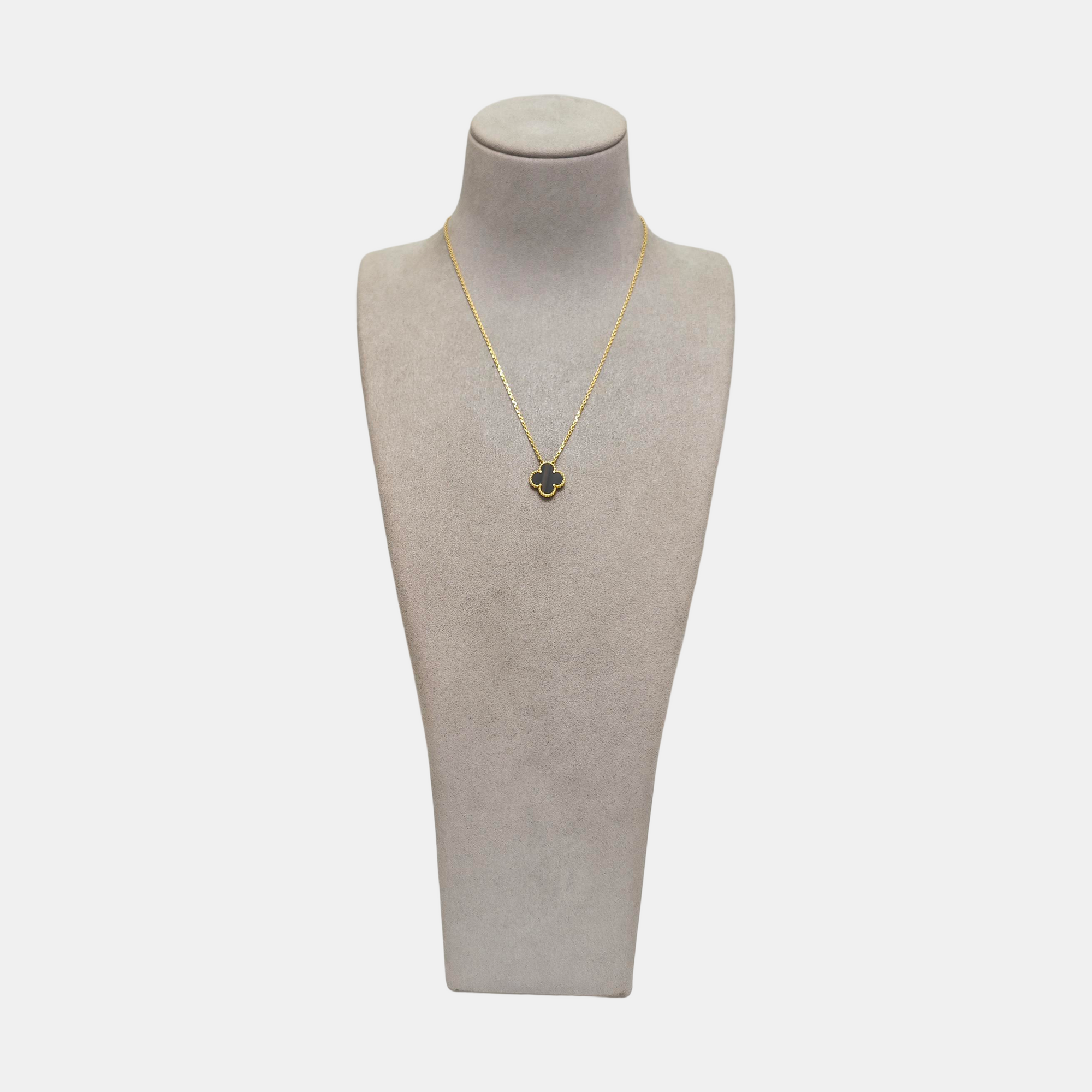 Vintage Alhambra 18k Gold Necklace