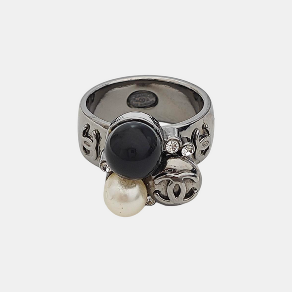 Metal Black Ring EU 53