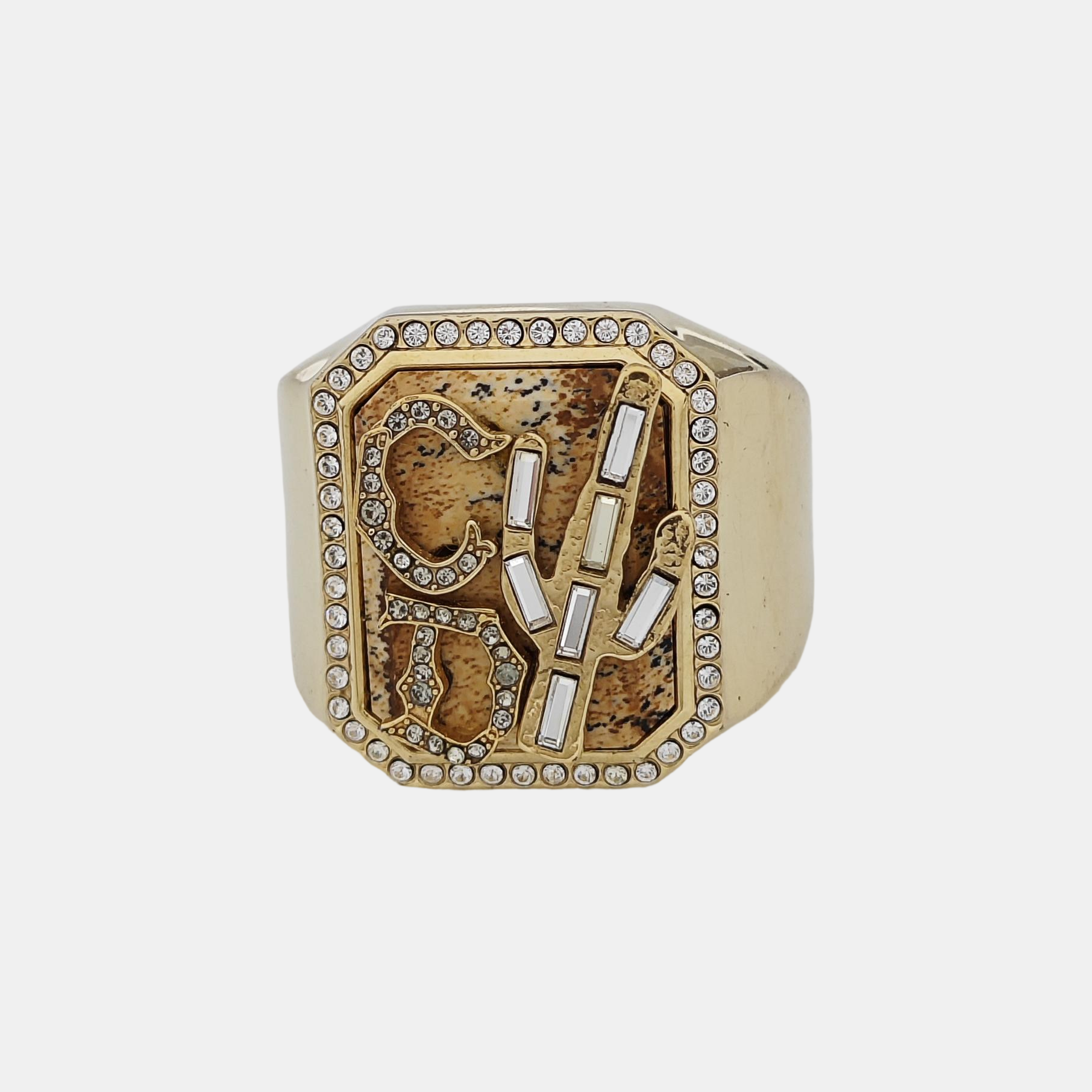 Metal Gold Ring EU 61