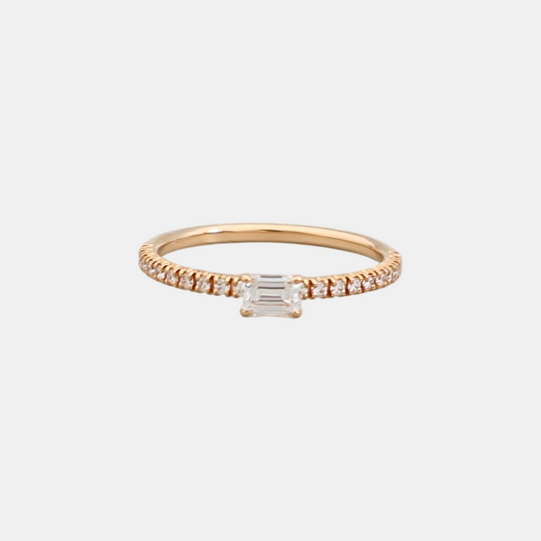 ETINCELLE DE CARTIER 18k Rose Gold Ring EU 50