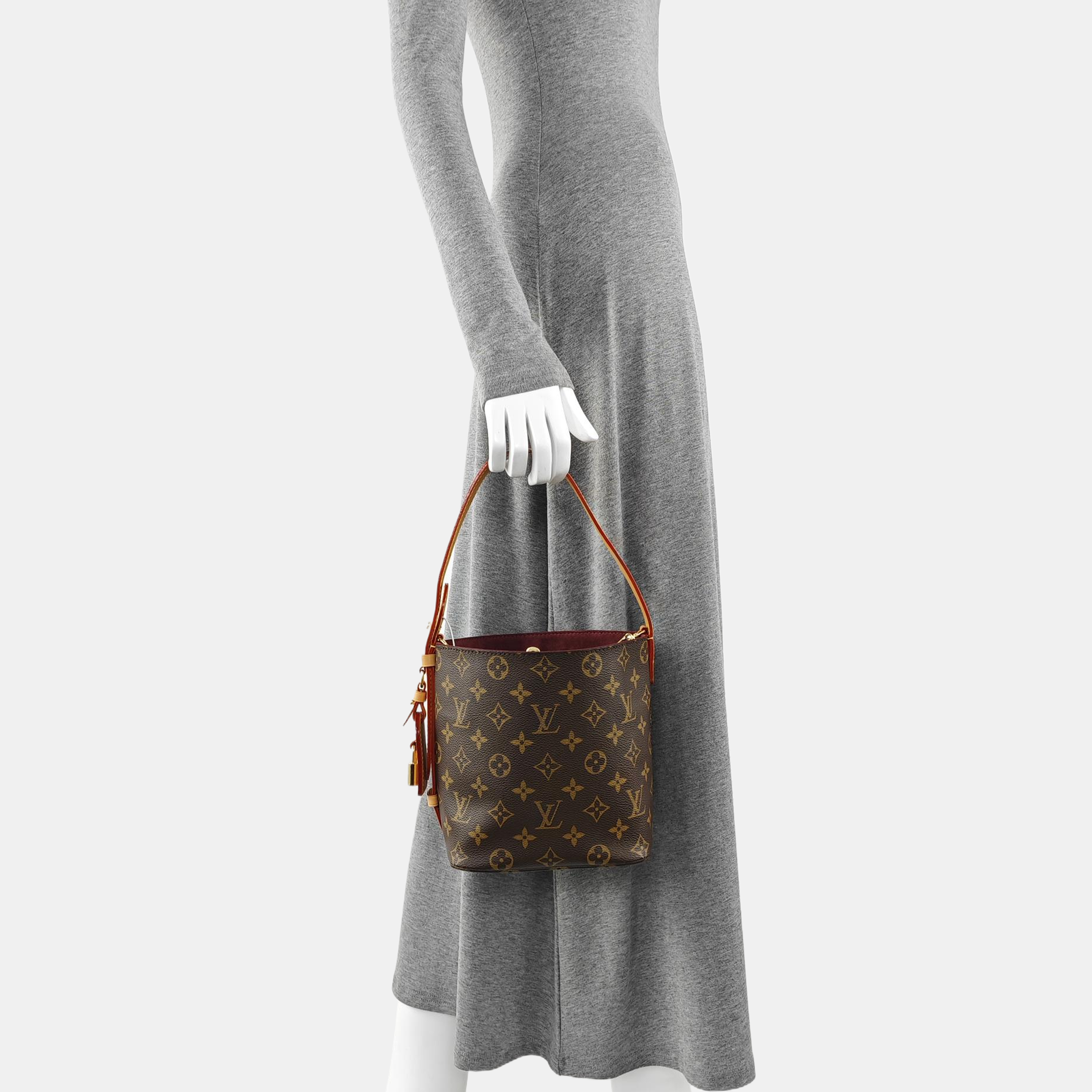 ALL IN Monogram Coated Canvas Brown