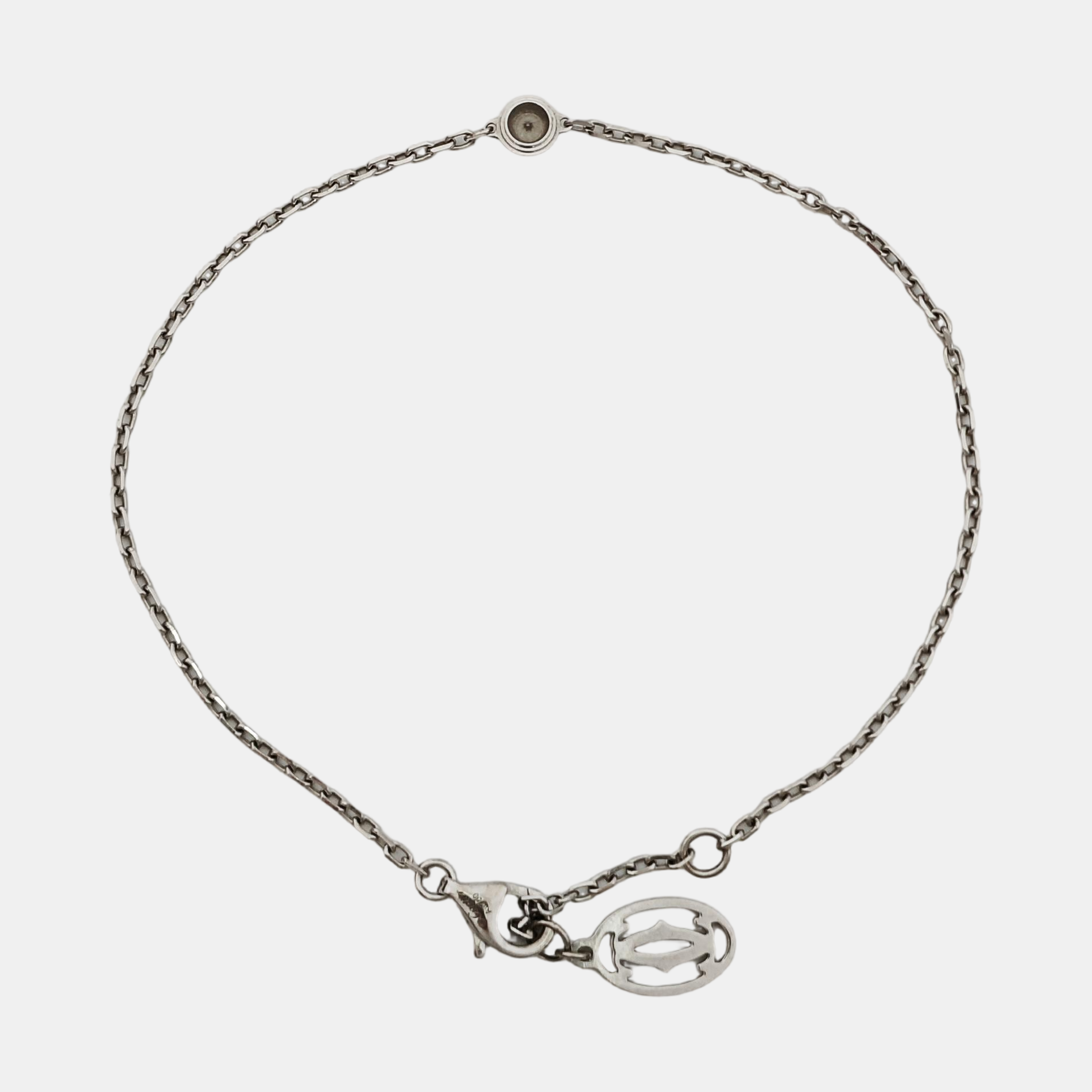 CARTIER D'AMOUR 18k White Gold Silver Bracelet