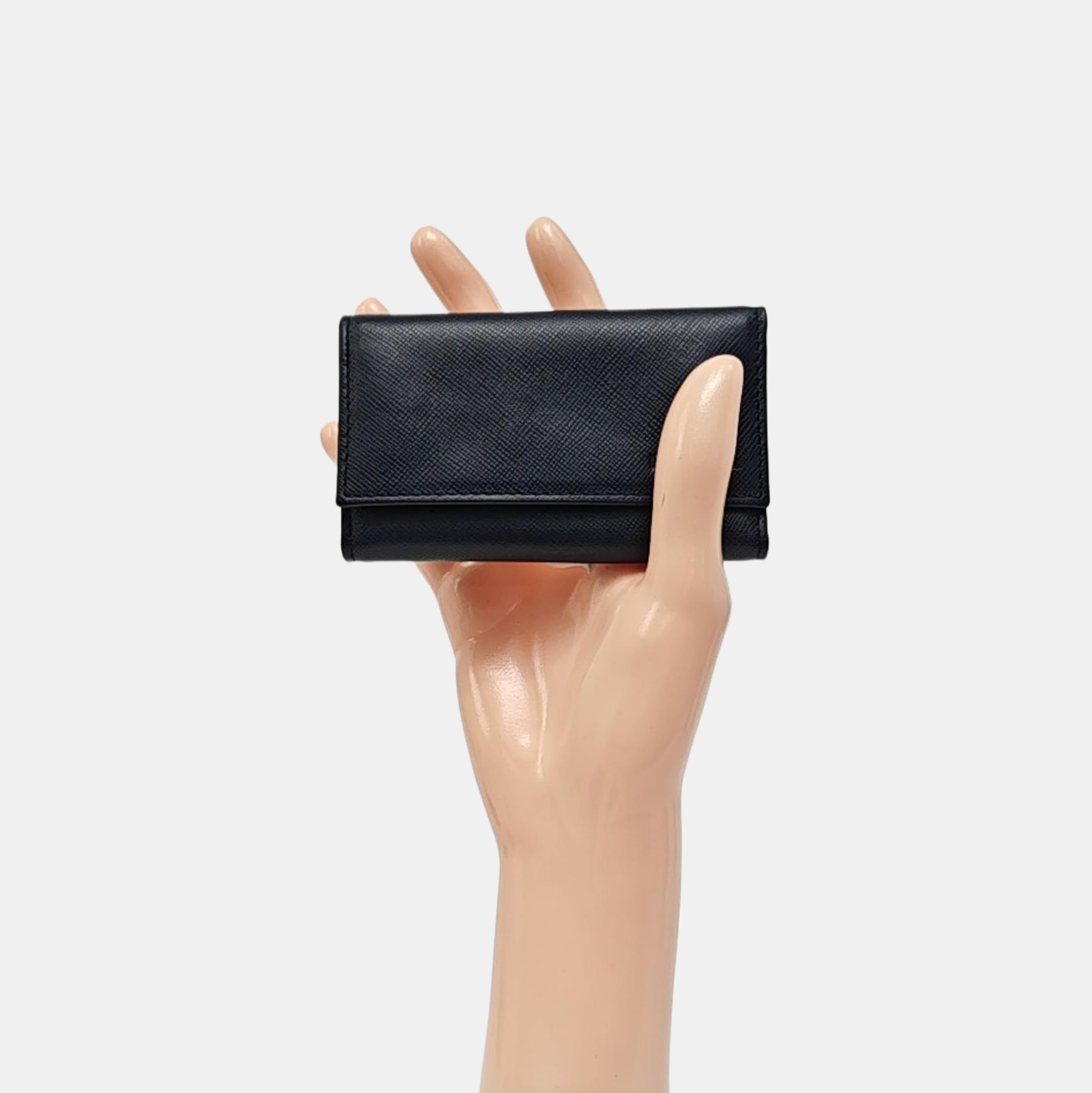 Calfskin Key Pouch Blue