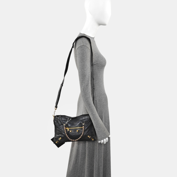 Classic City Small Lambskin Gray