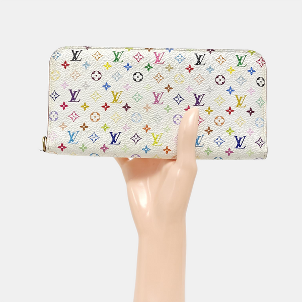 LV × TM INSOLITE Monogram Coated Canvas White Wallet