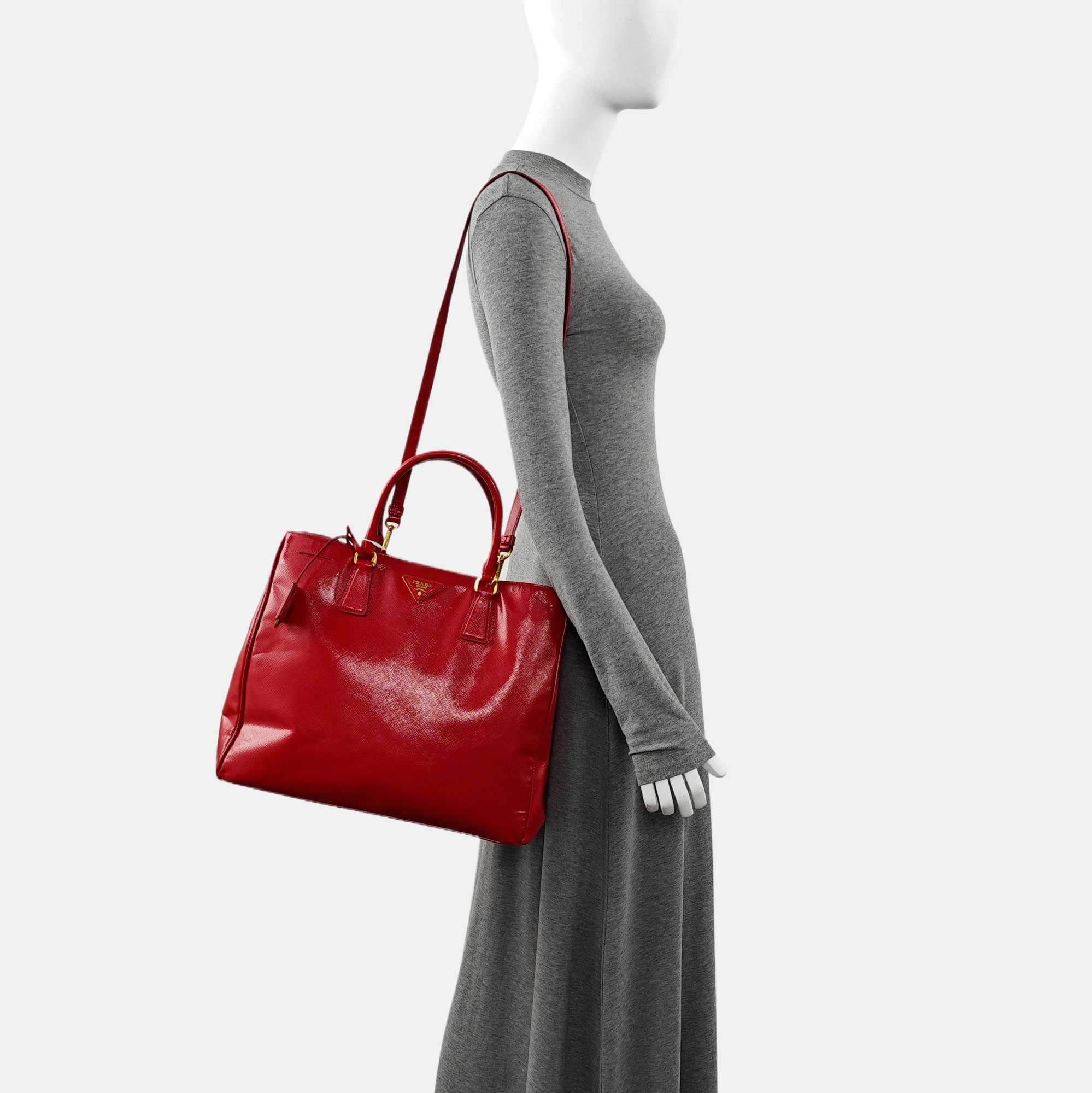 Galleria Saffiano Calfskin Red