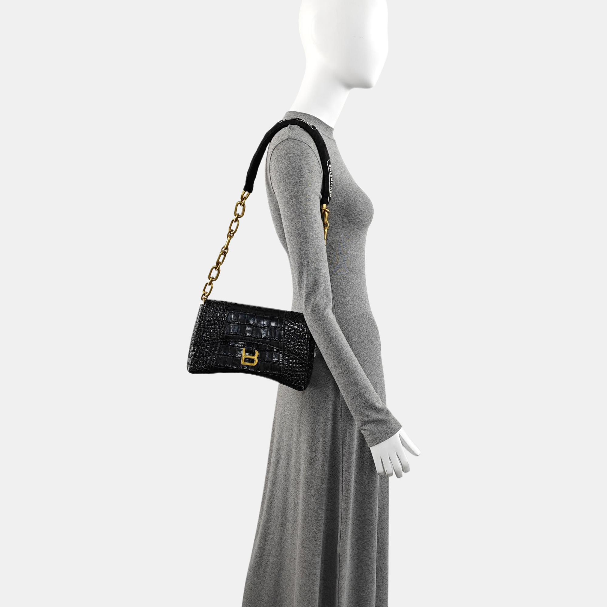 Downtown Super Mini Calfskin Black