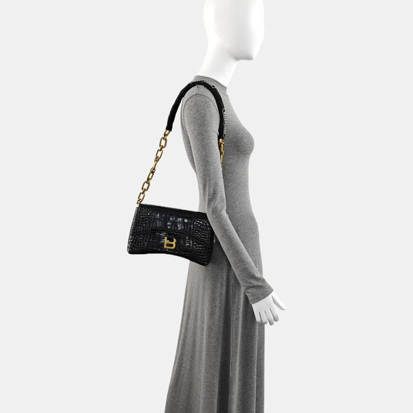 Downtown Super Mini Calfskin Black