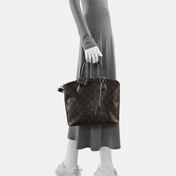 LOCKIT Monogram Coated Canvas Brown