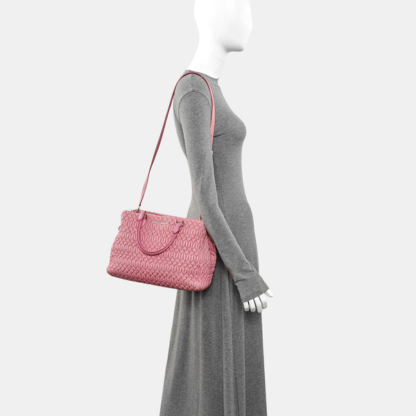 Crystal Quilted Lambskin Red