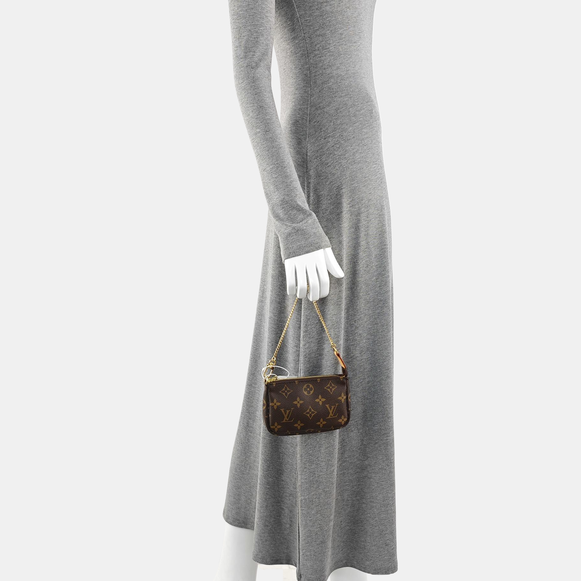 ACCESSOIRES Mini Monogram Coated Canvas Brown