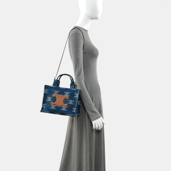 Fabric Tote Bag Blue