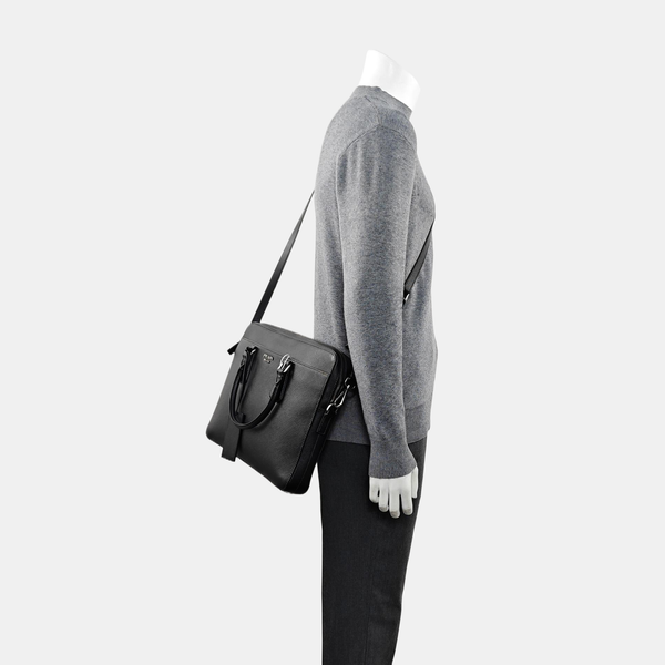 Calfskin Shoulder Bag Black
