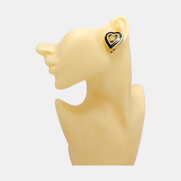 Metal Gold Clip On Earrings