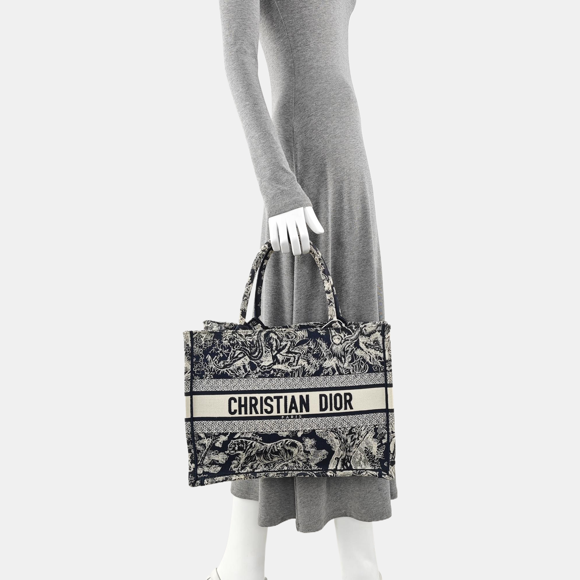Book Tote Medium Fabric Blue
