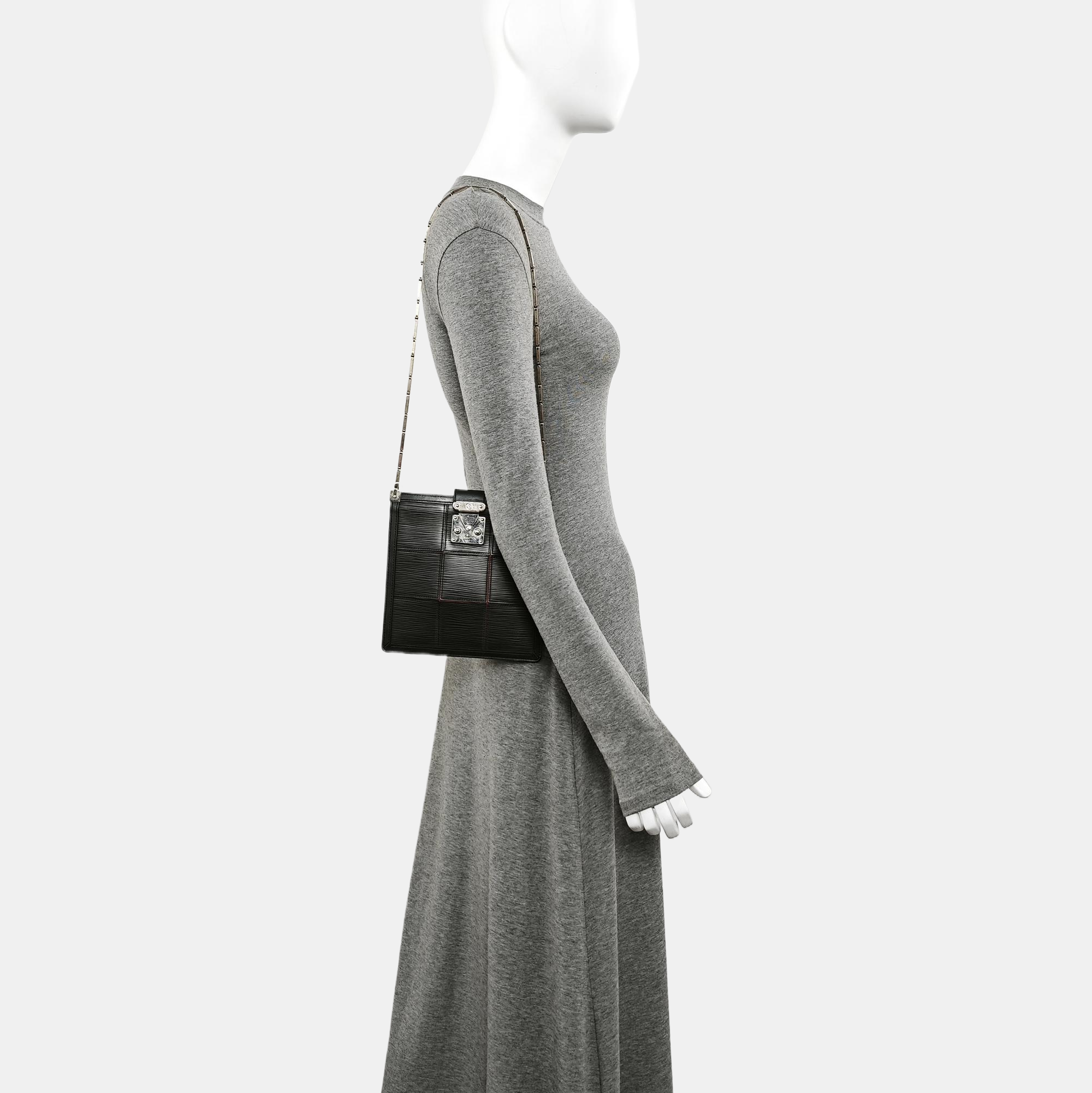 Quilted Calfskin Tote Bag Black