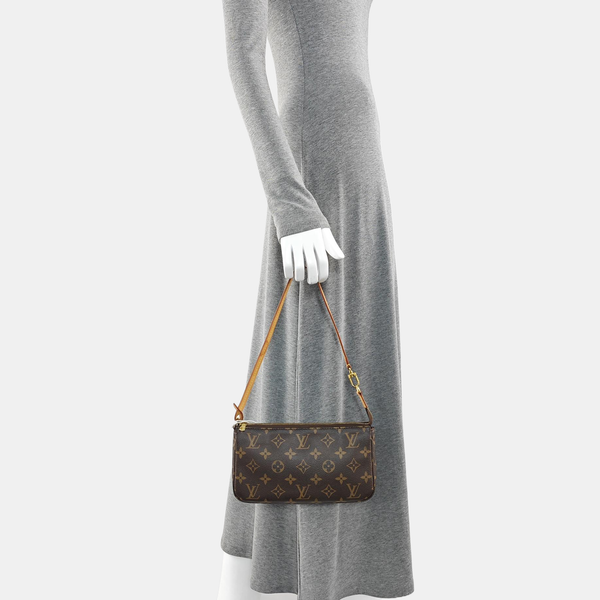 ACCESSOIRES GM Monogram Coated Canvas Brown