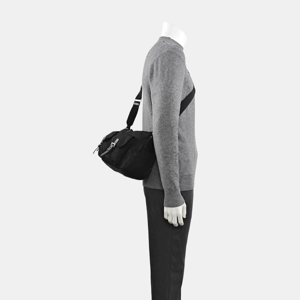 Nylon Crossbody Bag Black