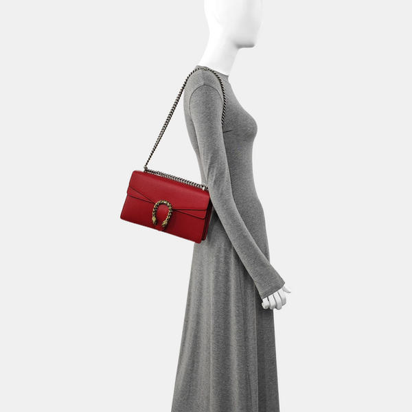 Dionysus Medium Calfskin Red