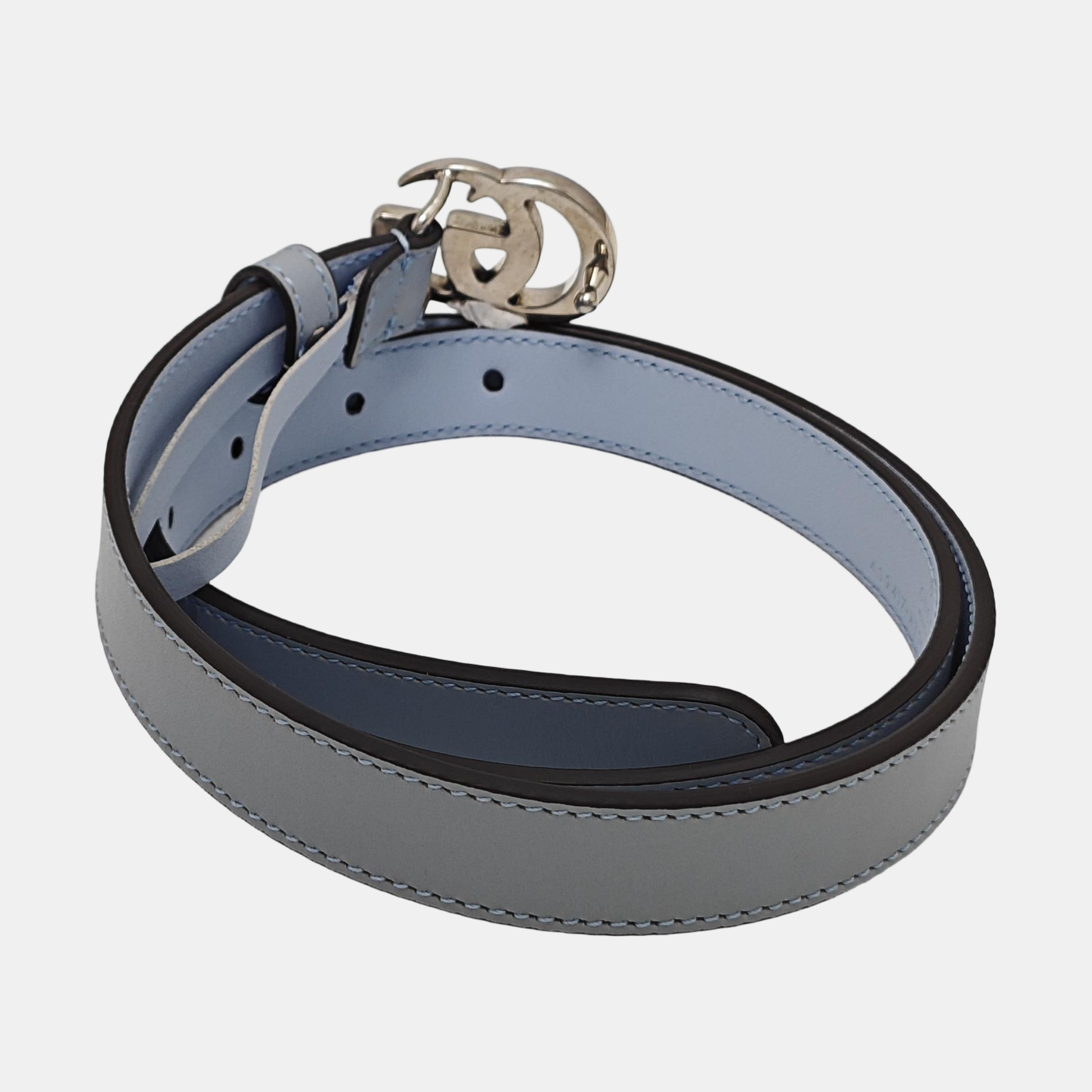 Leather Belt Blue
